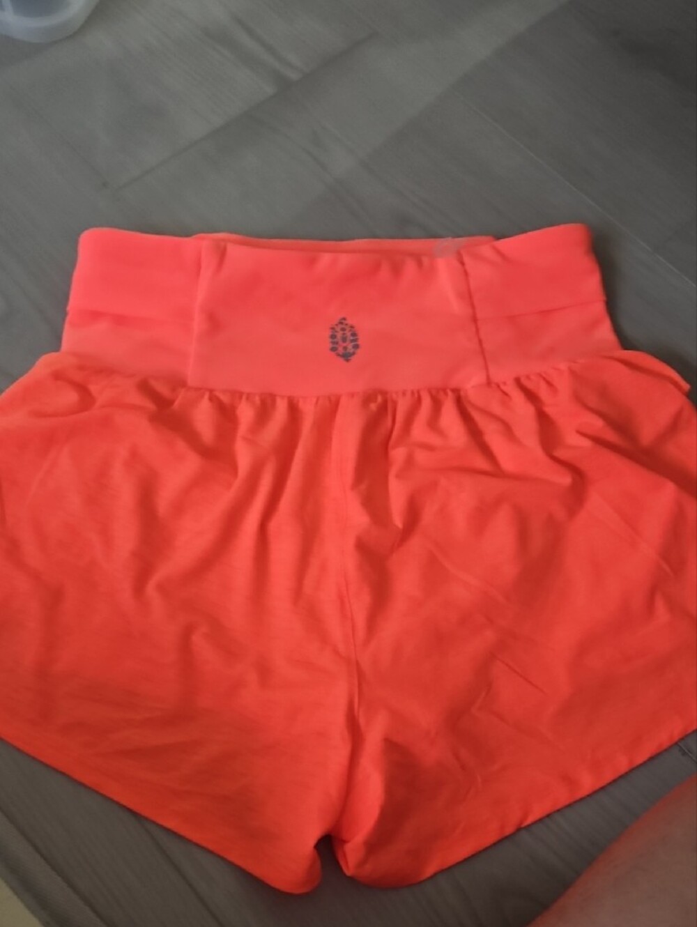 Free People High-Waist Orange Women’s Shorts